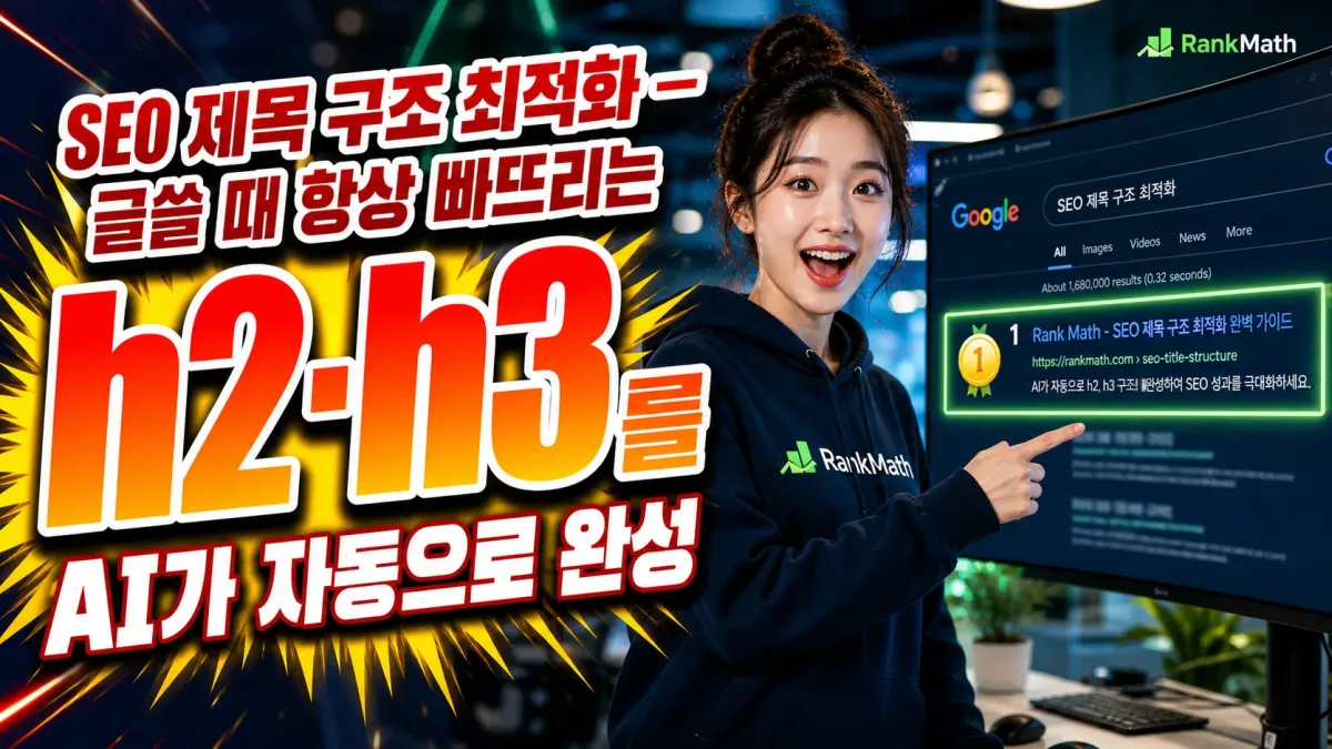 SEO 벌크 최적화 도구: AI H-태그 자동화